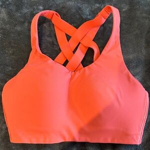 Lululemon Athletica Vibrant Orange Sports Bra 32D